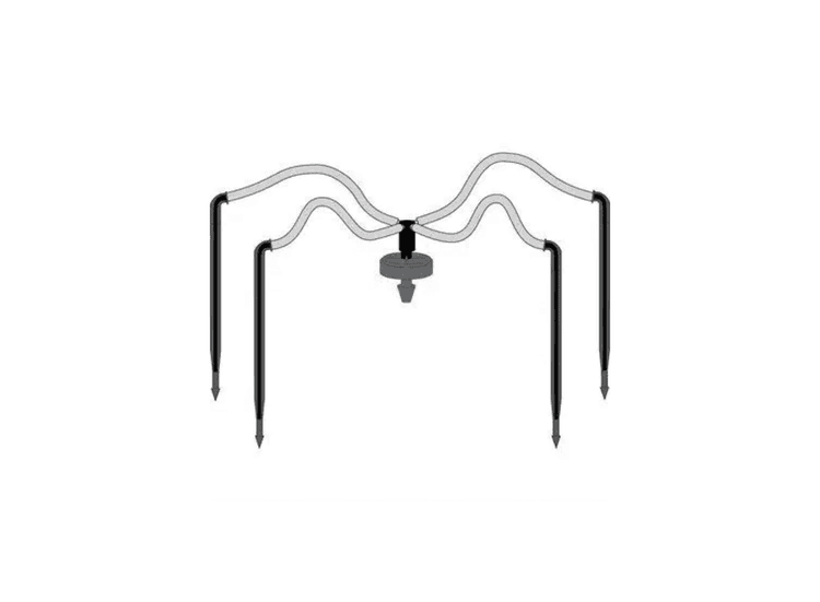 Tilgutikomplekt nelja tilguti tikuga