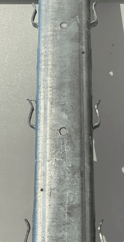 Metallist tugipost 52 x 52 mm, 2,5 m