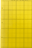 Kollane 2-poolne liimpüünis 25x40 cm